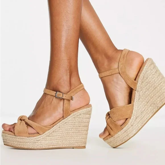 SOLUDOS • Charlotte Espadrilles Heels Wedges Shoes Sandals Includes Box - Picture 2 of 6